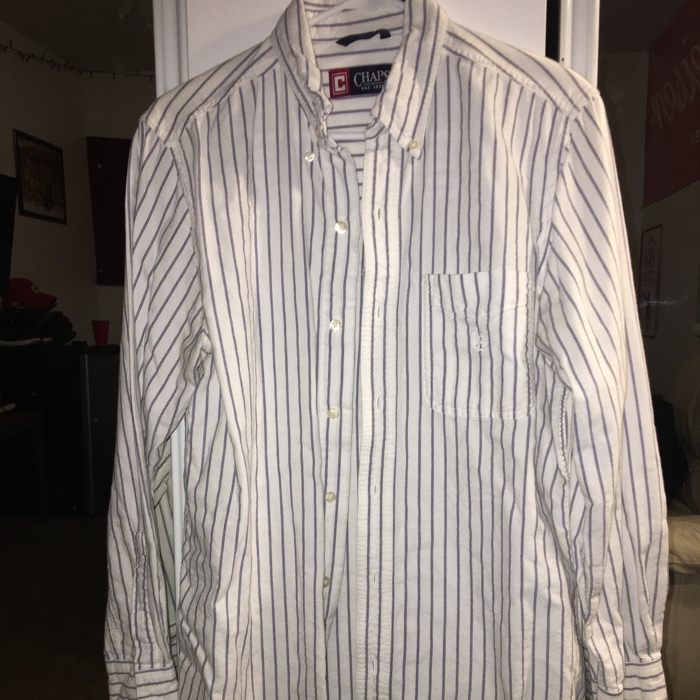 Men's Striped Button Down